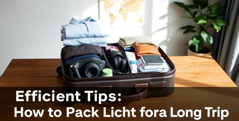 Efficient Tips: How to Pack Light for a Long Trip